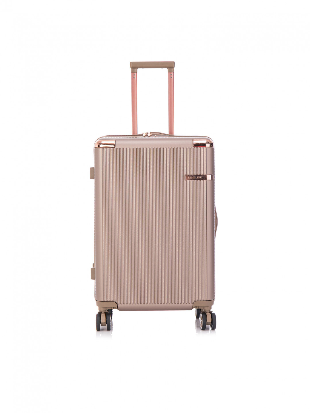 Semi Line Střední kufr T5944-4 Zlatá